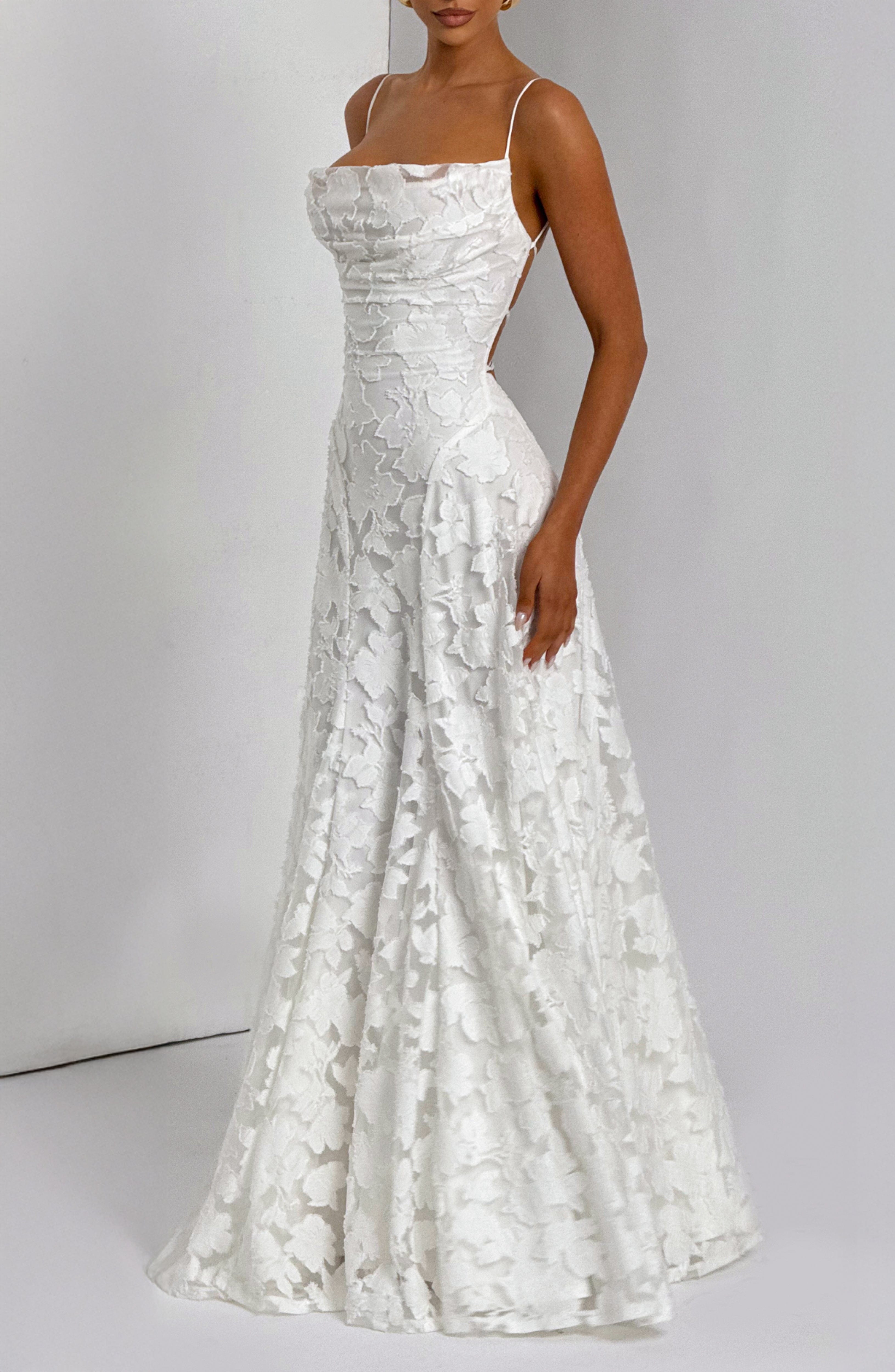 Hebe - Florales Maxikleid