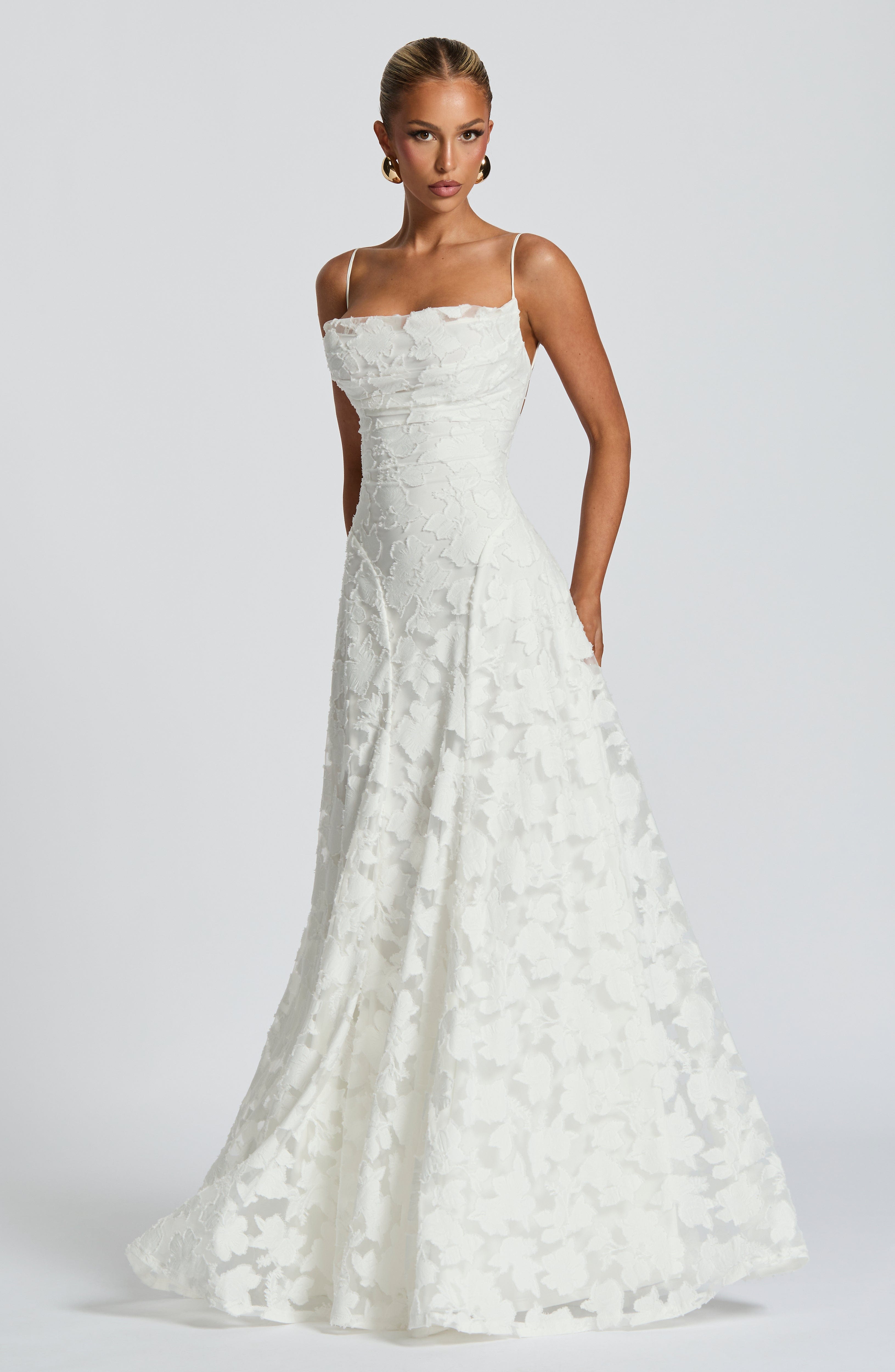 Hebe - Florales Maxikleid