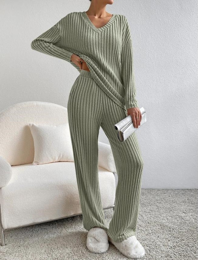 Damen Pullover Set mit weiter Hose Annabelle