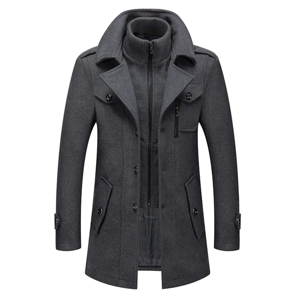Herren Wintermantel mit Innenjacke