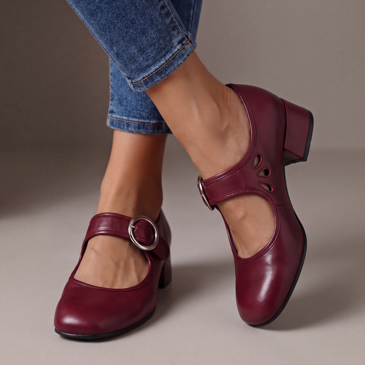Damen Mary Jane Schuhe bequem für den Alltag
