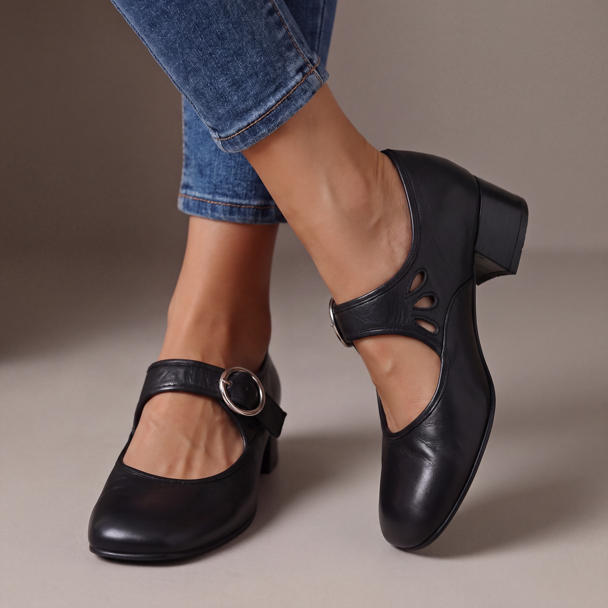 Damen Mary Jane Schuhe bequem für den Alltag