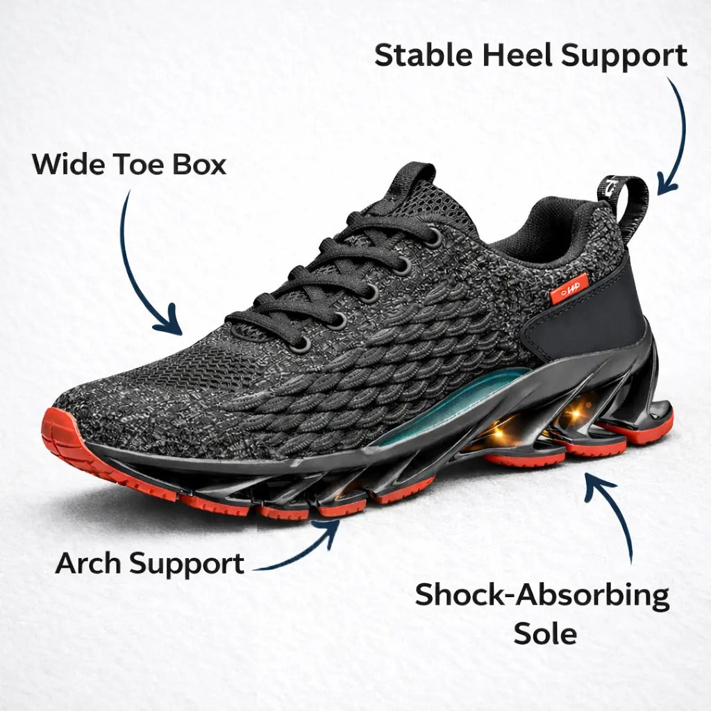 Herren Sneaker mit federnder Sohle