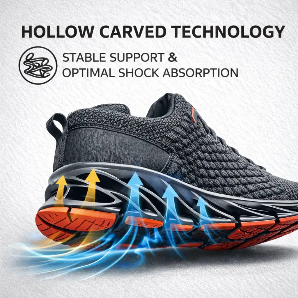 Herren Sneaker mit federnder Sohle
