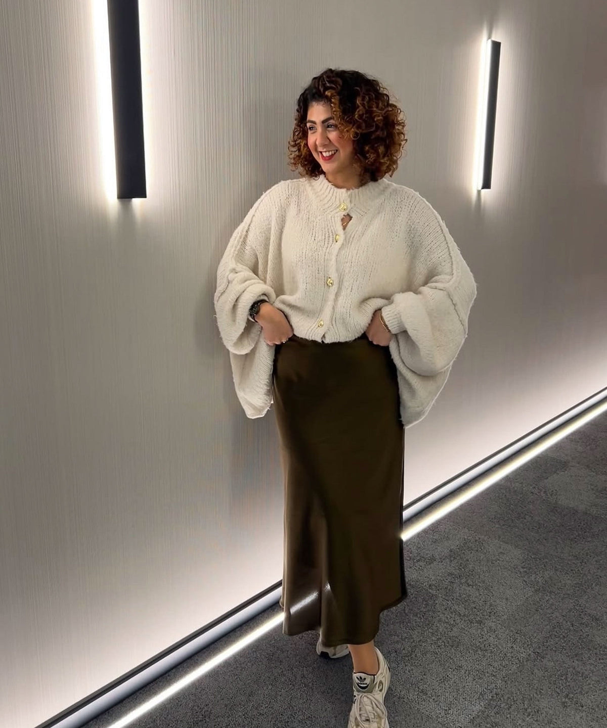 Damen Oversize Cardigan weich und warm für den Winter