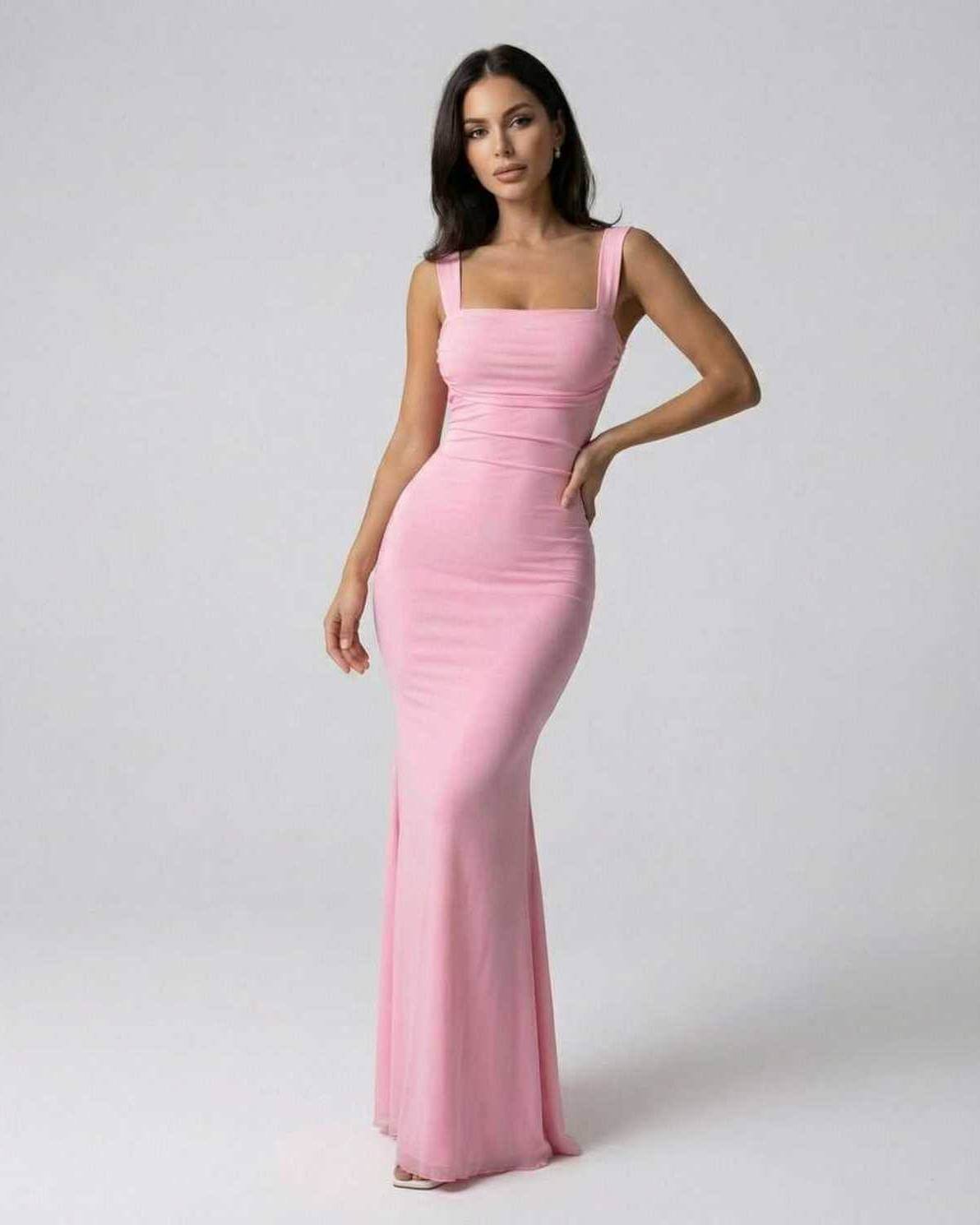 Blush Maxikleid