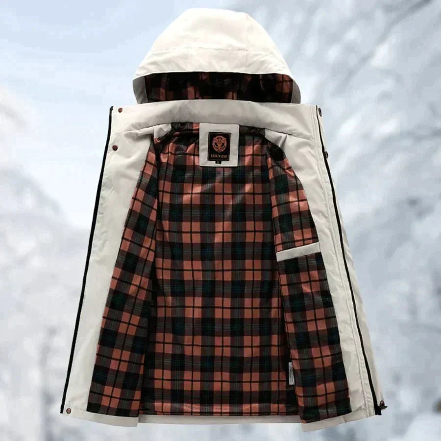 Herren wasserdichte Winterjacke für Regen und Schnee