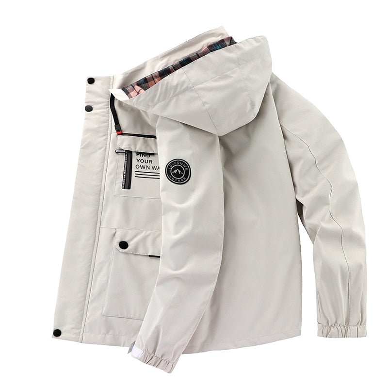 Herren wasserdichte Winterjacke für Regen und Schnee