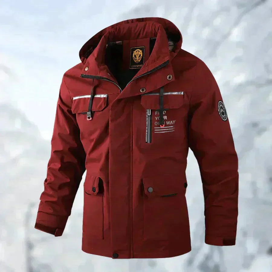 Herren wasserdichte Winterjacke für Regen und Schnee