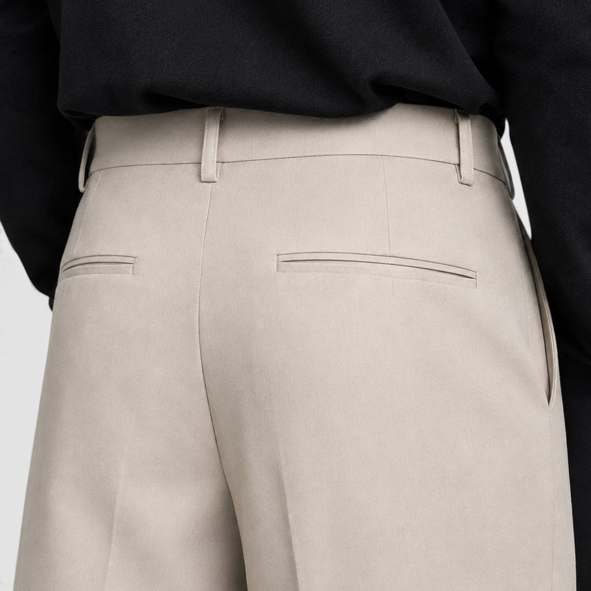 Herren Bundfaltenhose mit weiter Passform