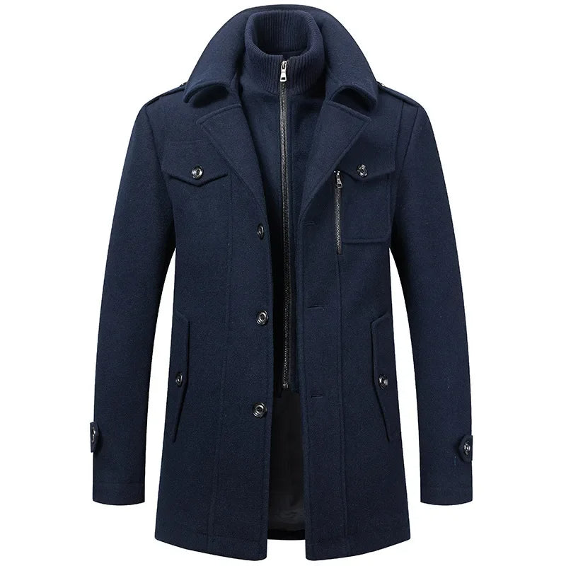 Herren Wintermantel mit Innenjacke