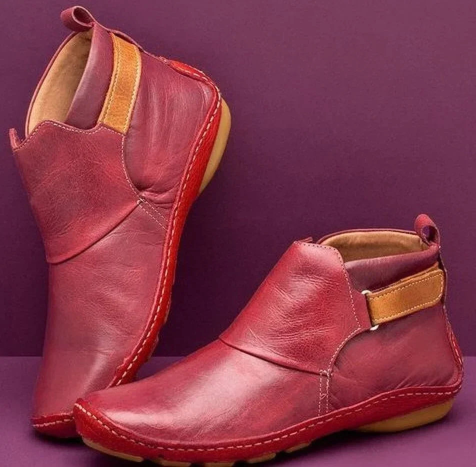 Damen Stiefeletten mit Riemen