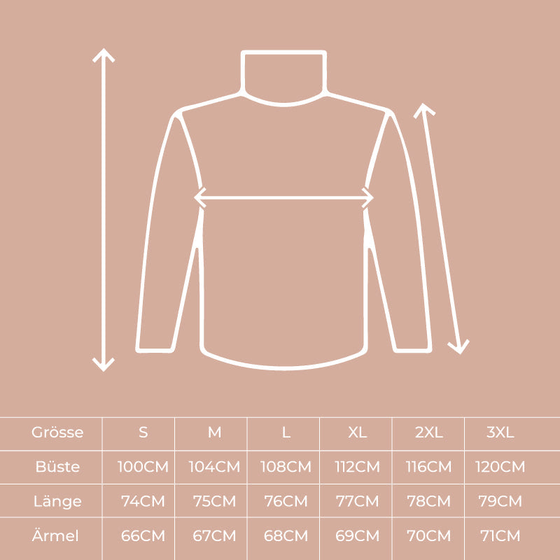 Damen Langarm Rollkragenpullover