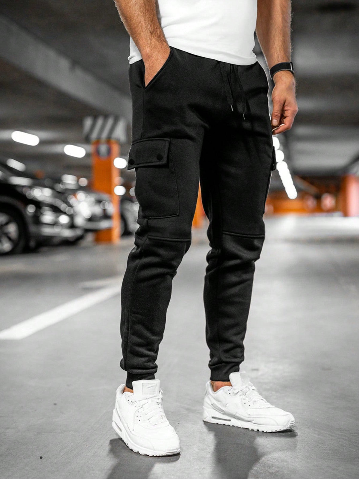 Herren Jogginghose mit Taschen bequem und lässig