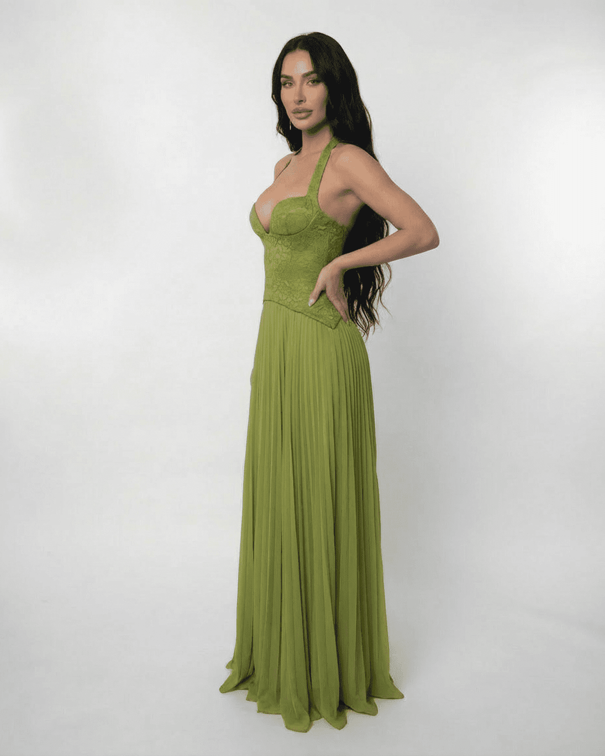Verdant Maxikleid