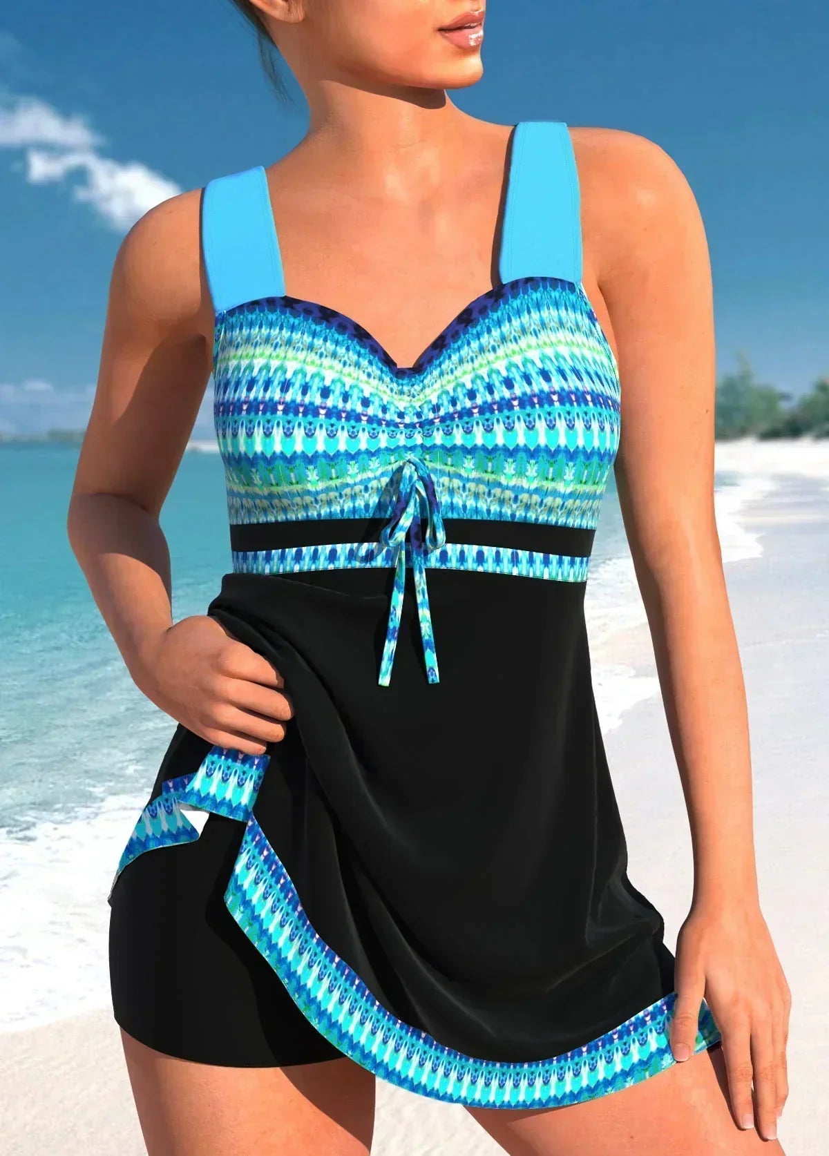 Sommerliches Swim Dress Badekleid für Damen