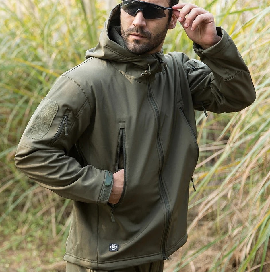 Herren Outdoor Set wasserdicht mit Fleecefutter
